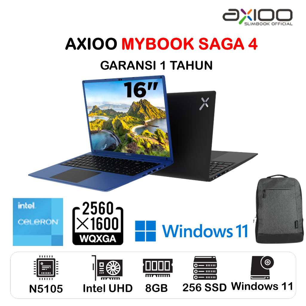 Review 10 Laptop Baru Axioo Saga 4